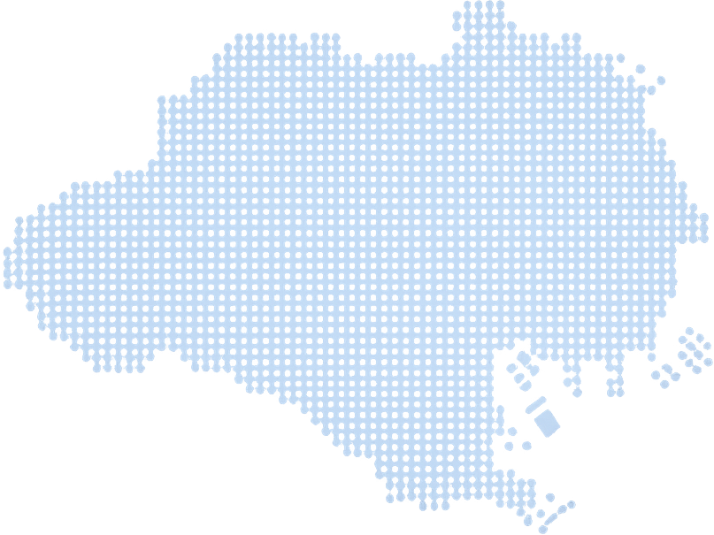 東京23区の地図